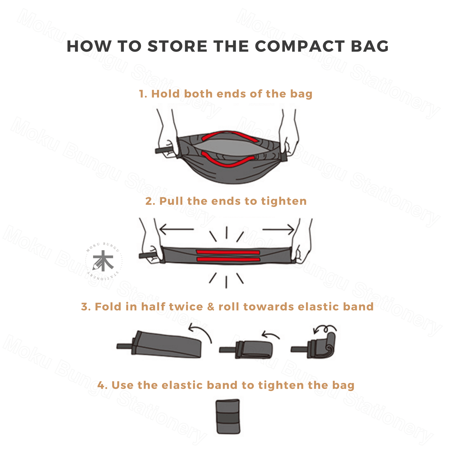 Itoya - Marna Shupatto One-Pull Foldable Compact Bag (S)