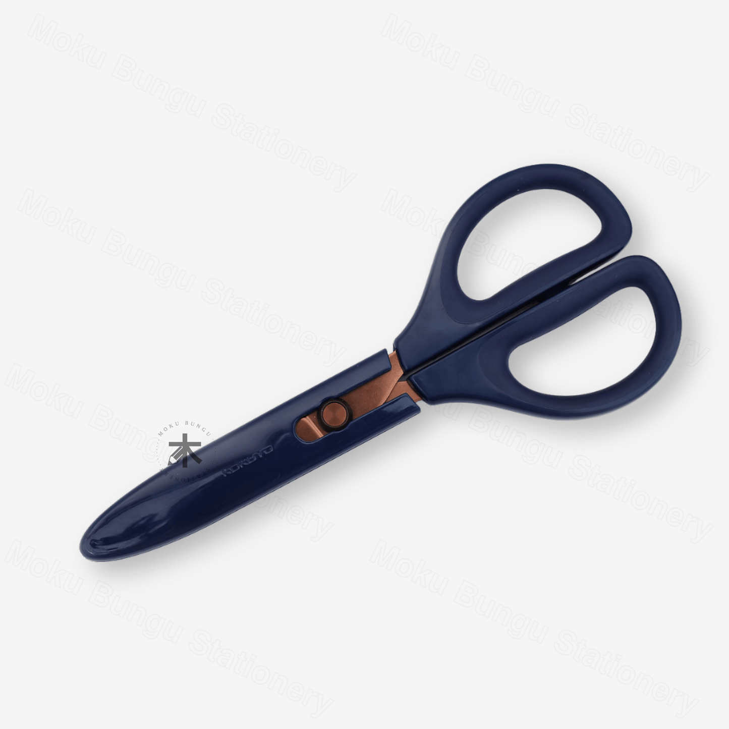 Kokuyo Saxa Advanced Scissors - Titanium Coating Blades - Dark Blue