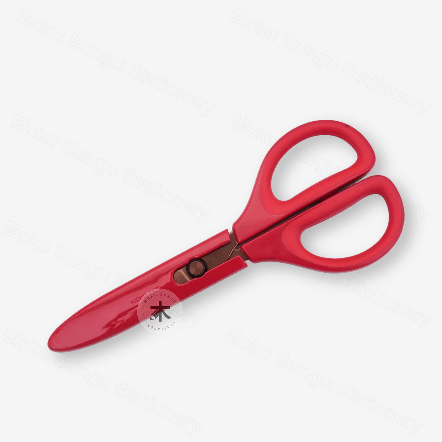 Kokuyo Saxa Advanced Scissors - Titanium Coating Blades - Red
