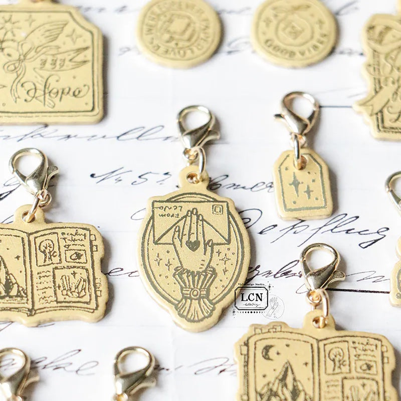 LCN Design Studio - Brass Charm - Hand Clip