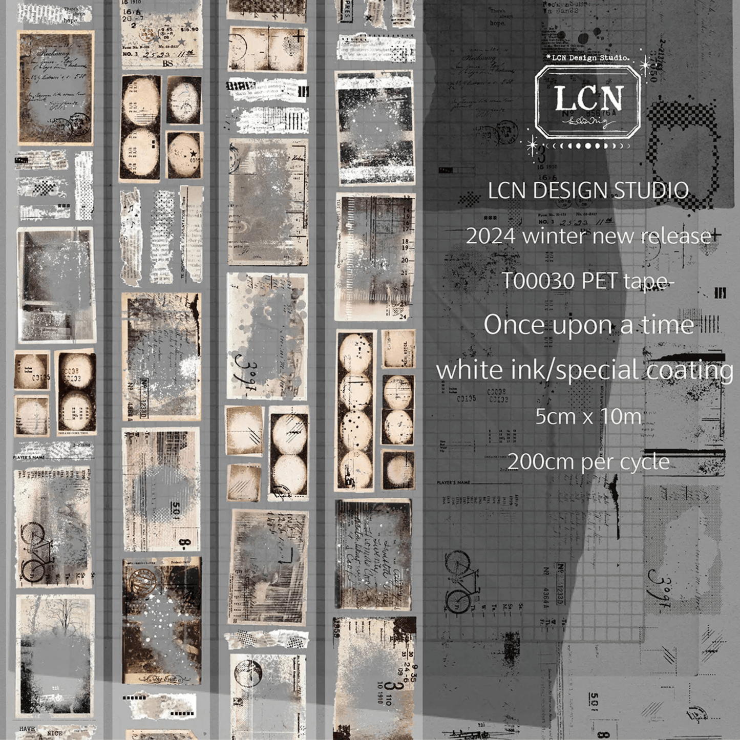 LCN Design Studio - UV Printing Matte PET Tape - Once Upon a Time