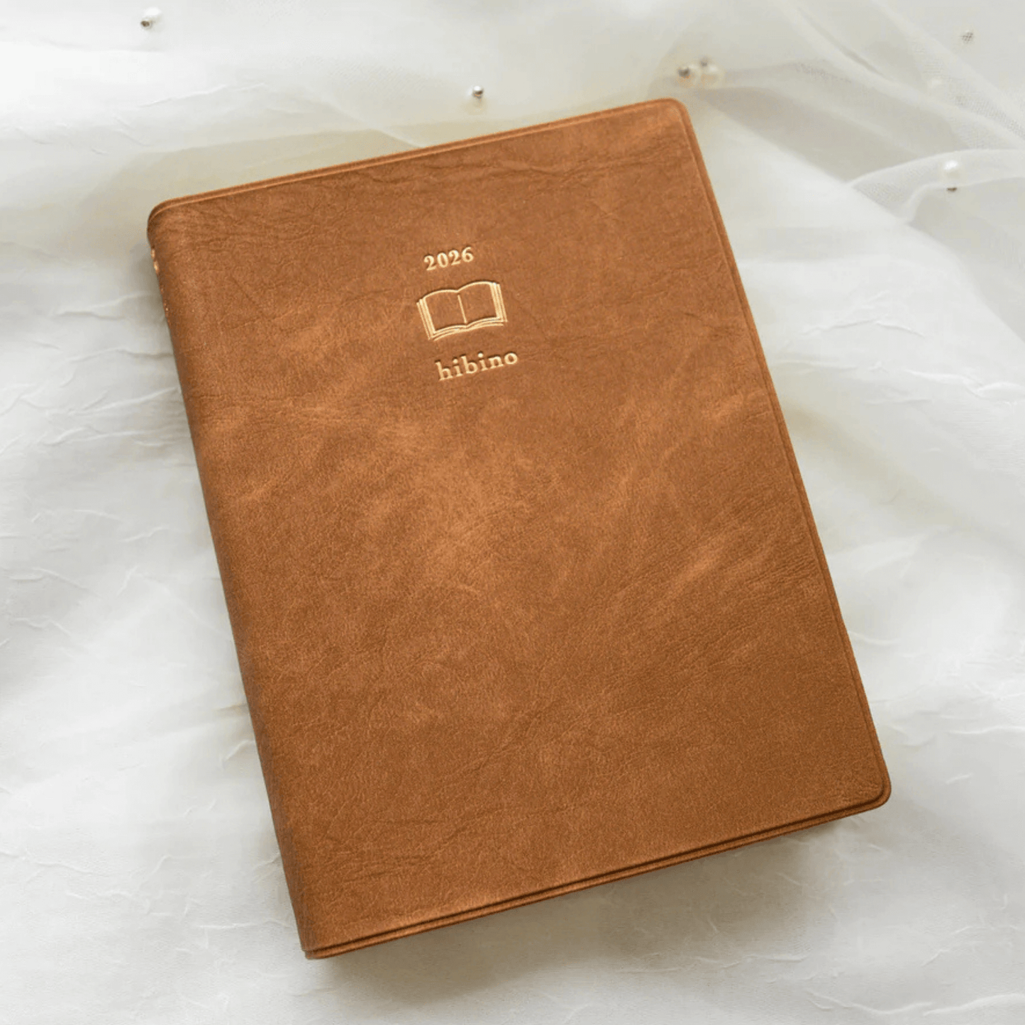 Midori - Hibino - 2026 Diary - 1 Day 2 Pages - A6 - Camel