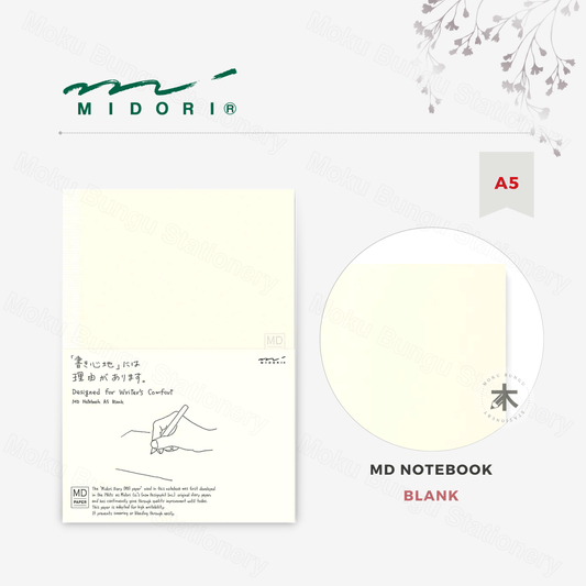 Midori - MD Notebook - A5 - Blank