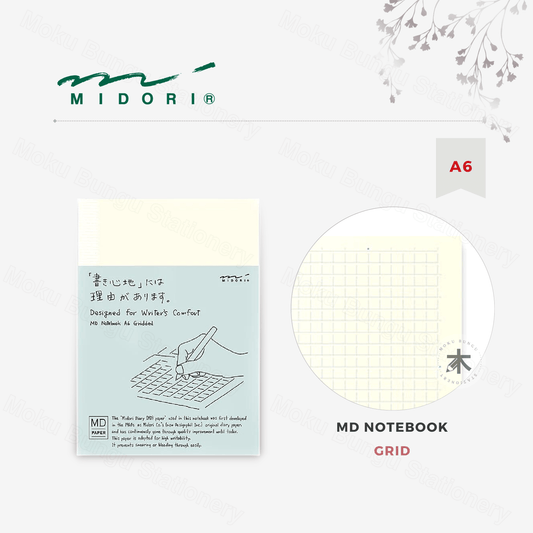 Midori - MD Notebook - A6 - 5mm Grid