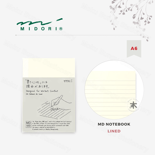 Midori - MD Notebook - A6 - Lined