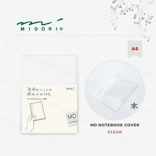 Midori - MD Notebook Cover - A6 - Clear