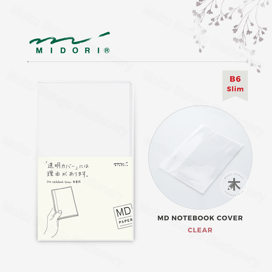 Midori - MD Notebook Cover - B6 Slim - Clear