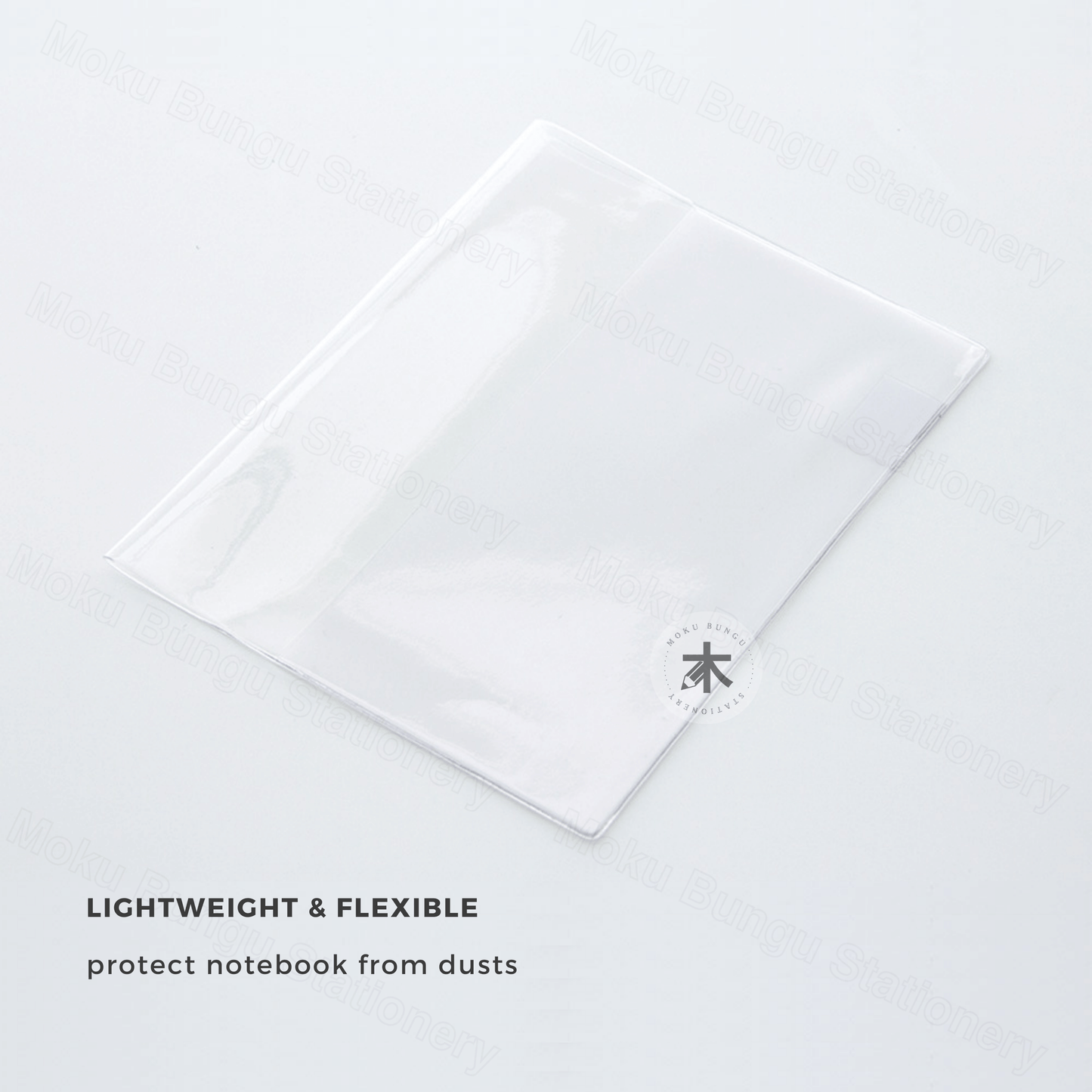 Midori - MD Notebook Cover - for MD Notebook Journal 1 Day 1 Page - A5 - Clear