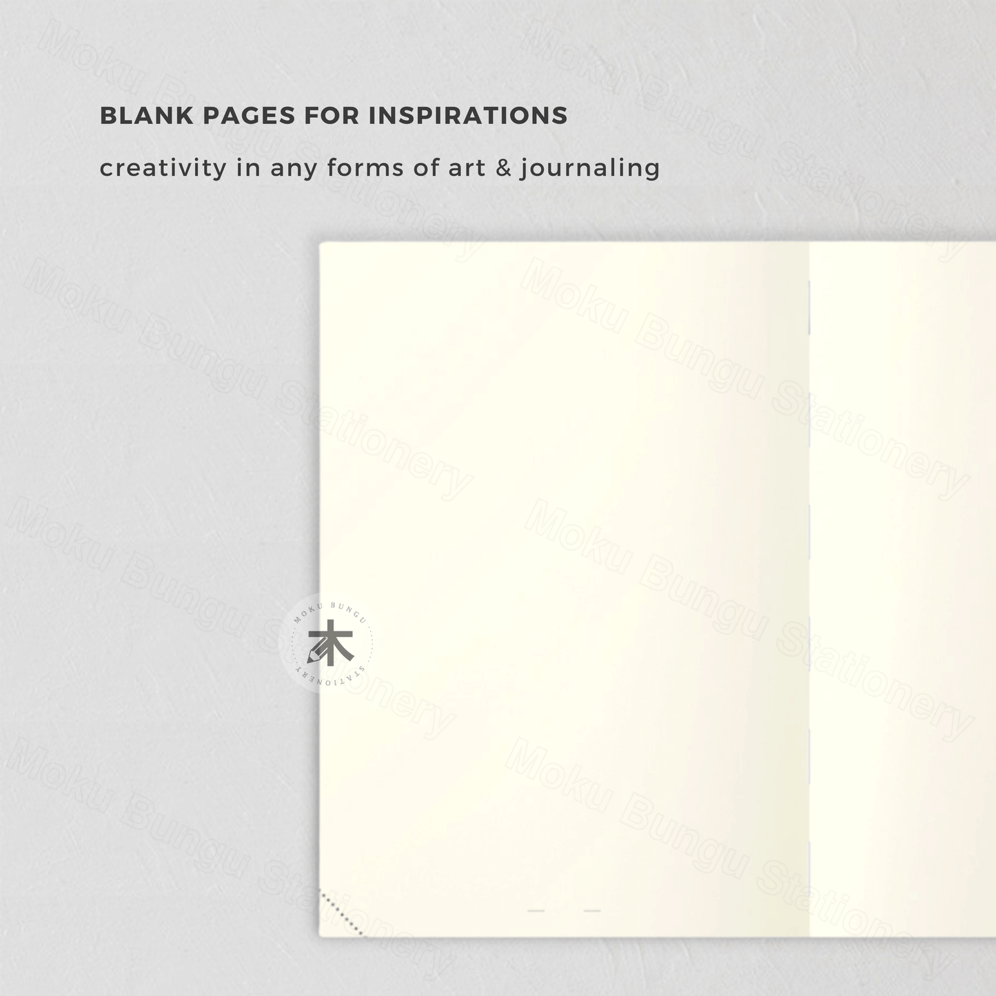 Midori - MD Notebook Journal - A5 - 1 Day 1 Page - Blank