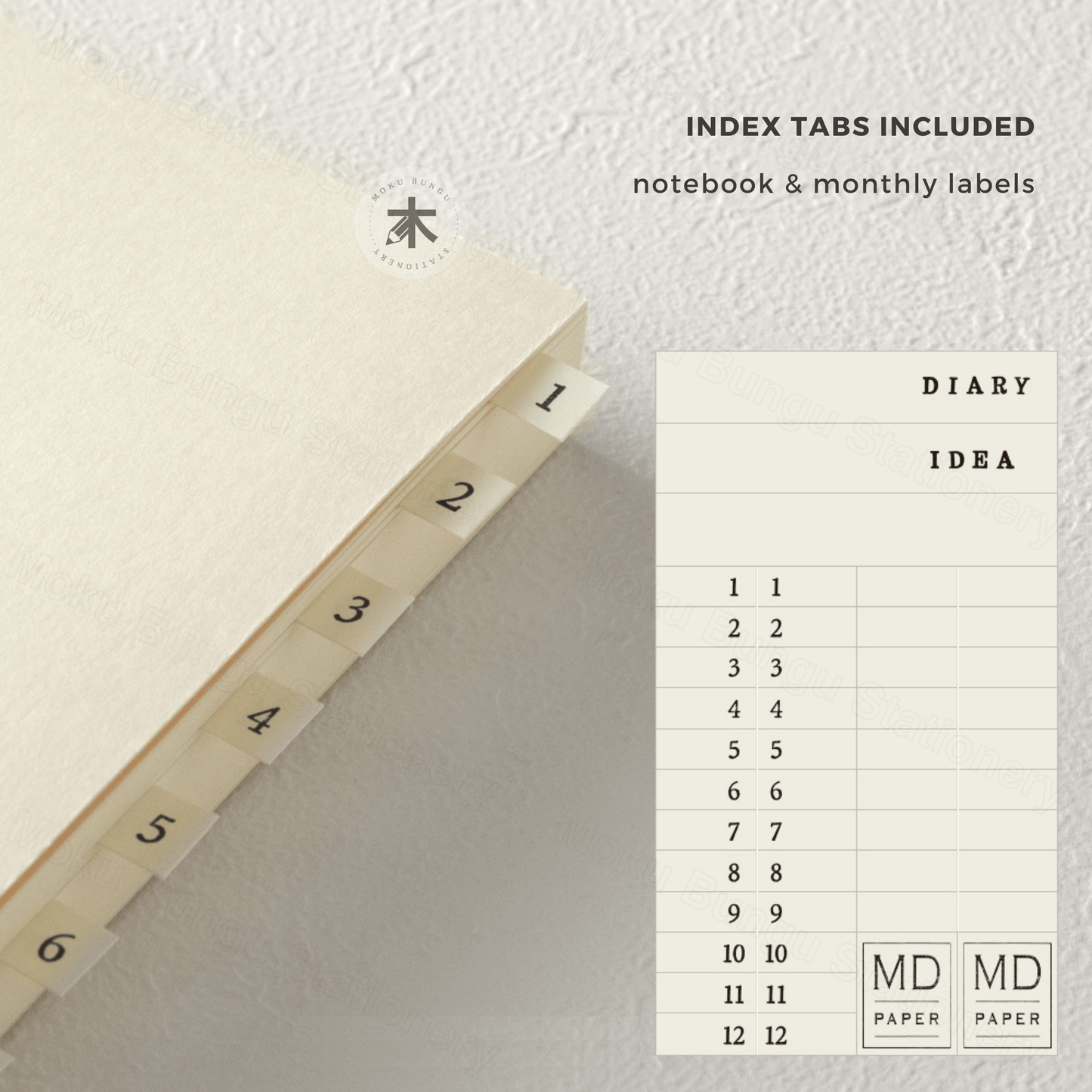 Midori - MD Notebook Journal - A5 - 1 Day 1 Page - Blank