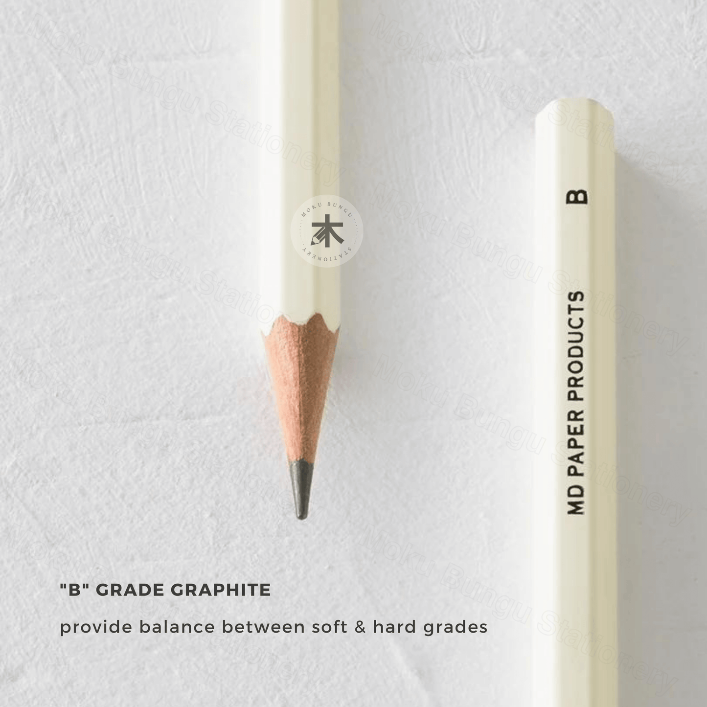 Midori - MD Pencil - B Graphite - Pack of 6