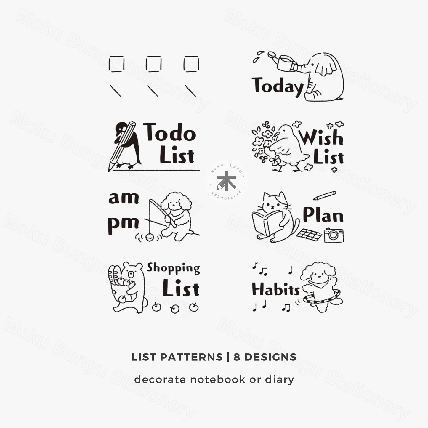 Midori - Paintable Rotating Stamp Dial - List