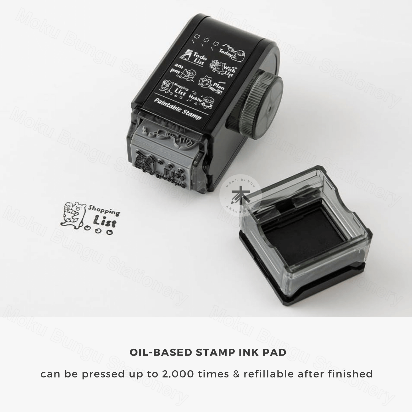 Midori - Paintable Rotating Stamp Dial - List