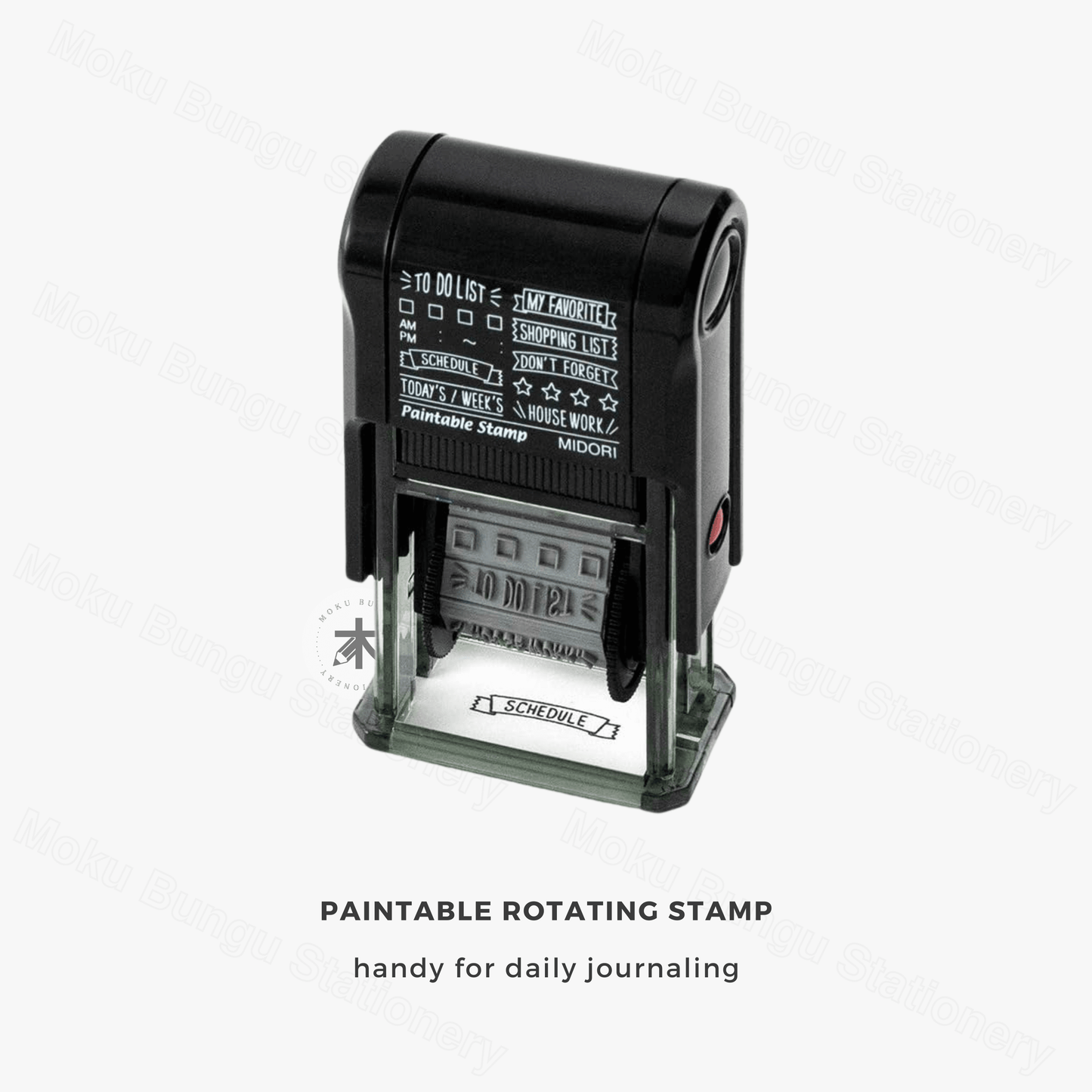 Midori - Paintable Rotating Stamp - List