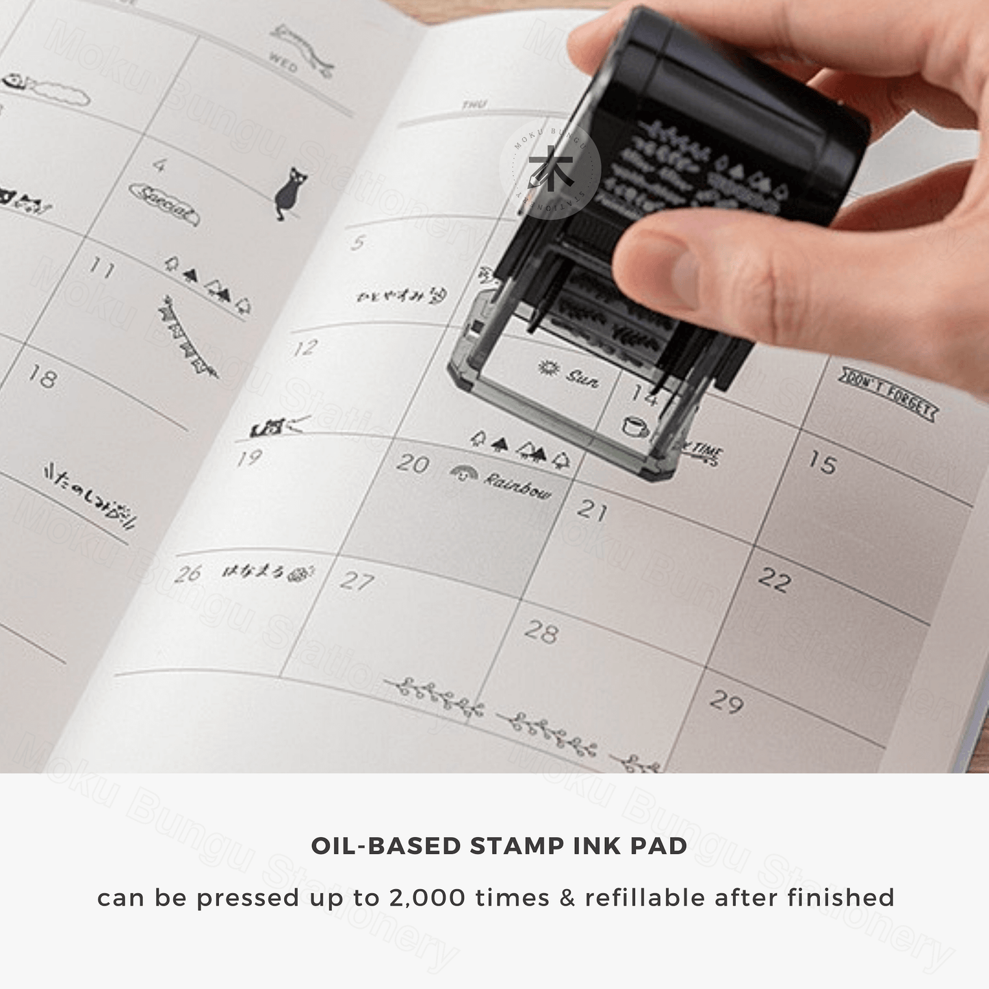 Midori - Paintable Rotating Stamp - List