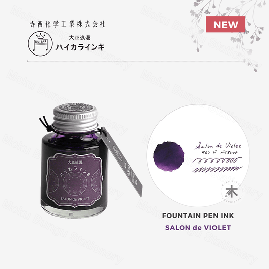Teranishi - Guitar Taisho Roman Haikara - Fountain Pen Ink - Salon de Violet