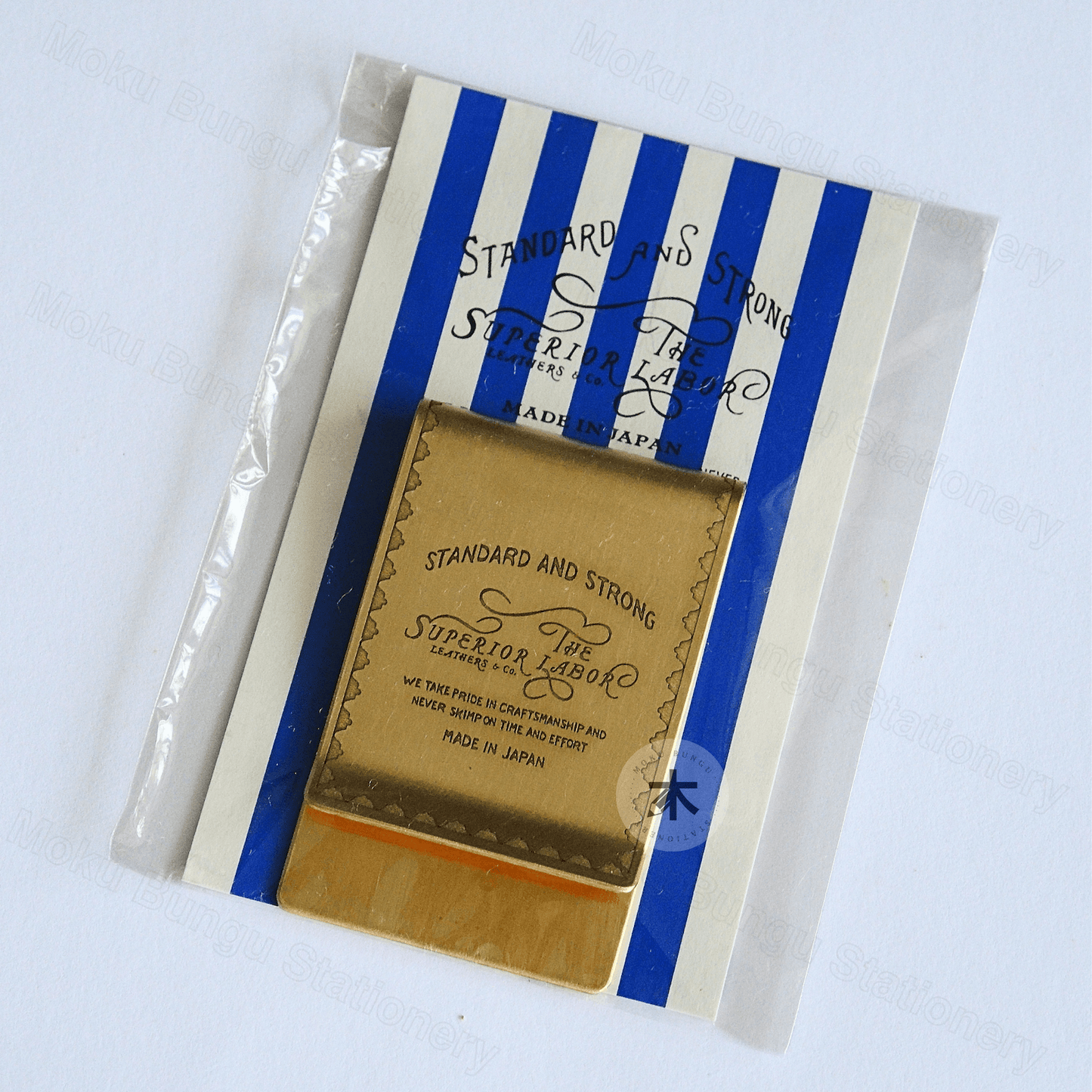 The Superior Labor - Brass Paper Clip - TSL Logo