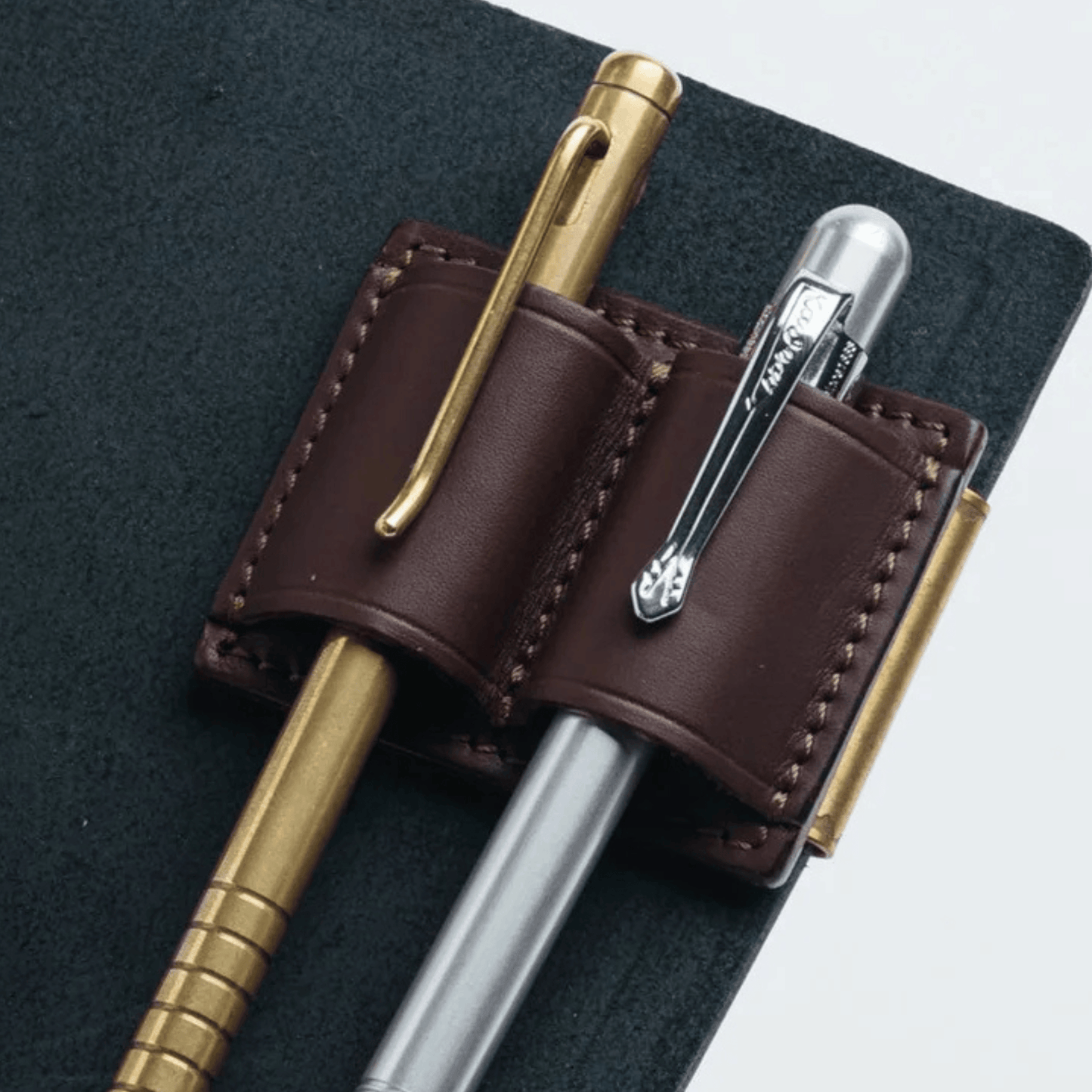 The Superior Labor - Clip Pen Holder - Brown