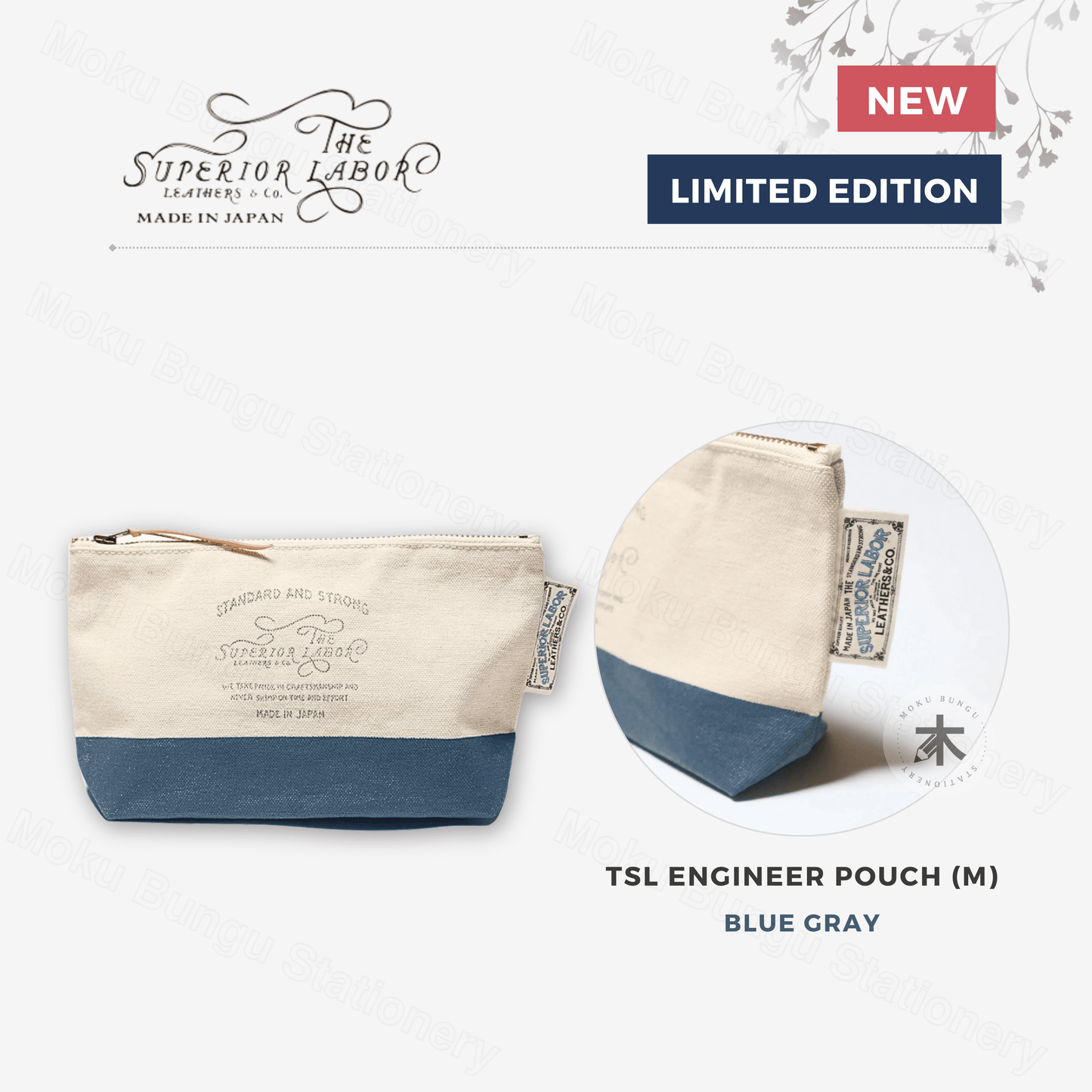The Superior Labor - Engineer Pouch (M) - Blue Gray