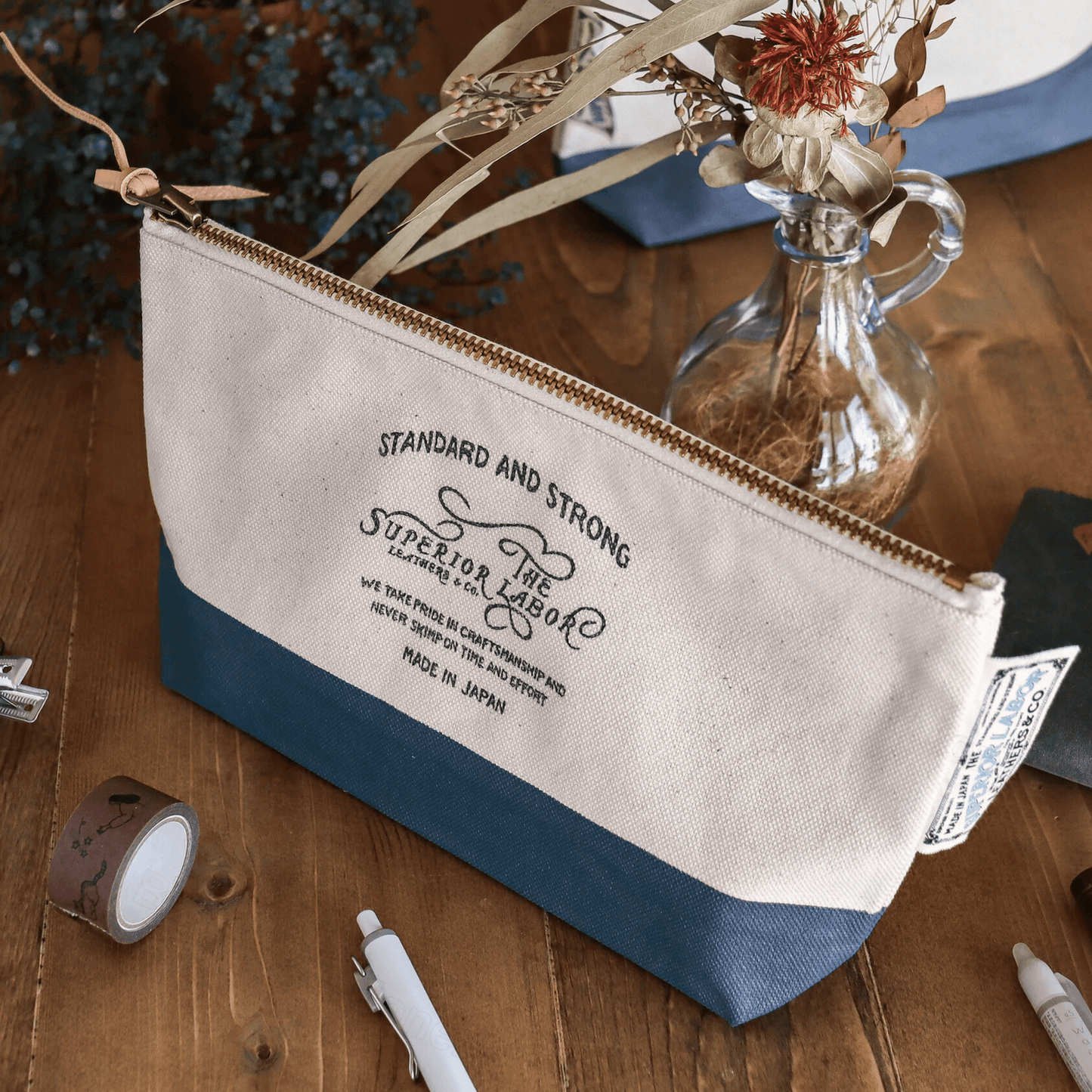 The Superior Labor - Engineer Pouch (M) - Blue Gray