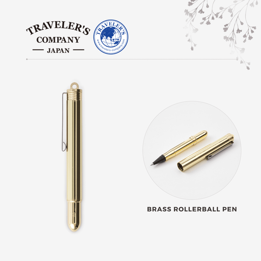 TRAVELER'S COMPANY - Brass Rollerball Pen - 0.5mm