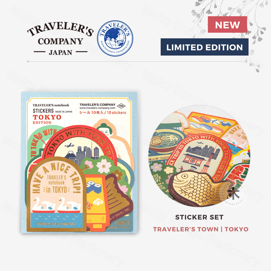 TRAVELER'S COMPANY - Sticker Set - Traveler's Town 2024 Limited - Tokyo