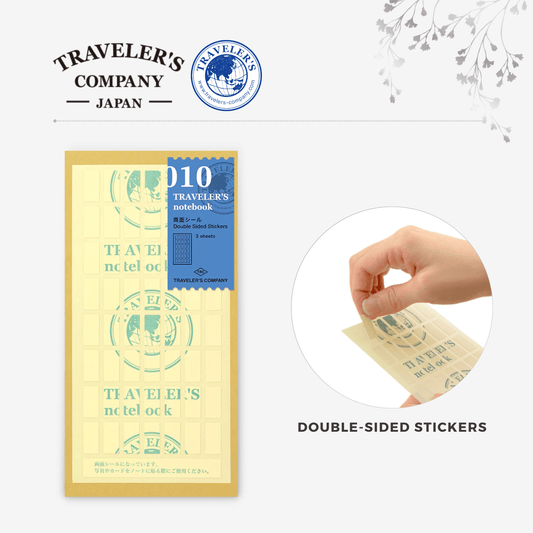 TRAVELER'S notebook Accessory - Regular & Passport Size - 010 Double Sided Stickers