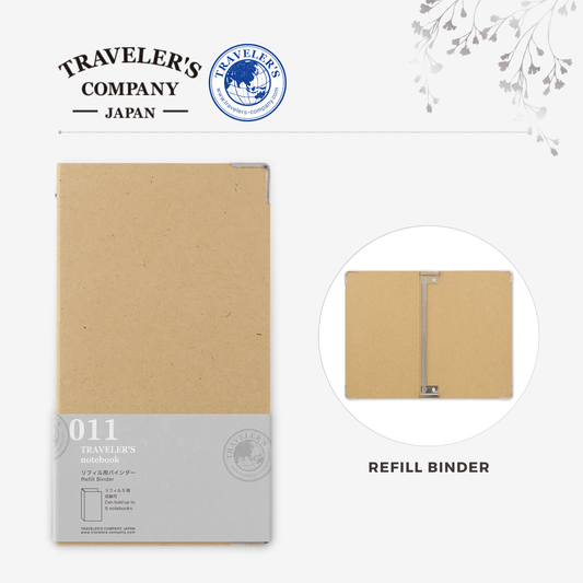 TRAVELER'S notebook Accessory - Regular Size - 011 Refill Binder