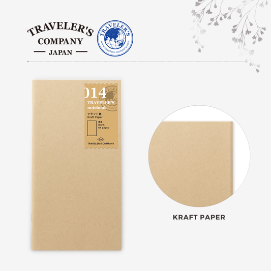 TRAVELER'S notebook Refill - Regular Size - 014 Kraft Paper