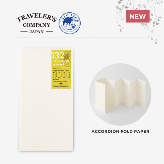 TRAVELER'S notebook Refill - Regular Size - 032 Accordion Fold Paper