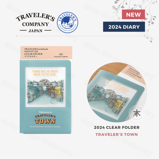 TRAVELER'S notebook Accessory - Passport Size - 2024 Diary - Clear Folder
