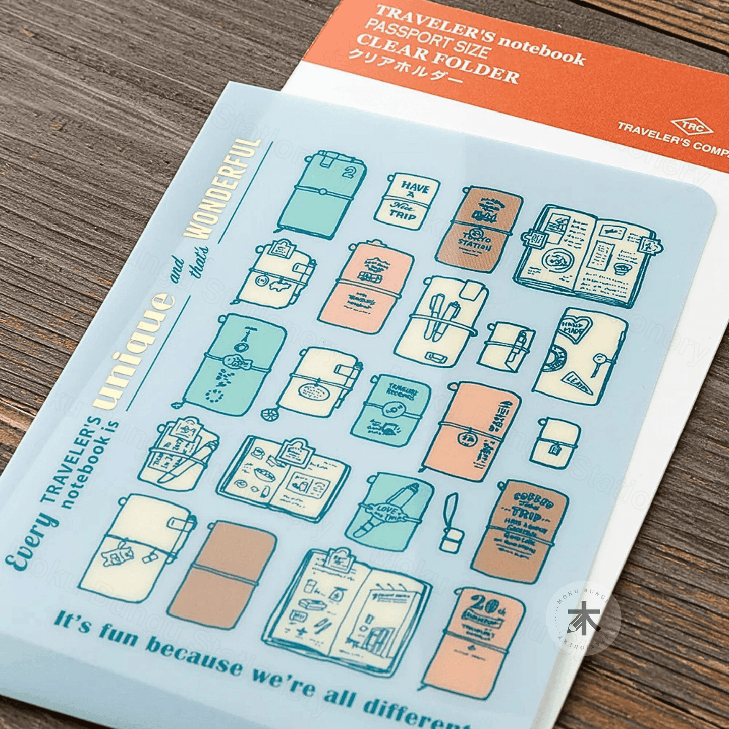 TRAVELER'S notebook Accessory - Passport Size - 2027 Diary - Clear Folder