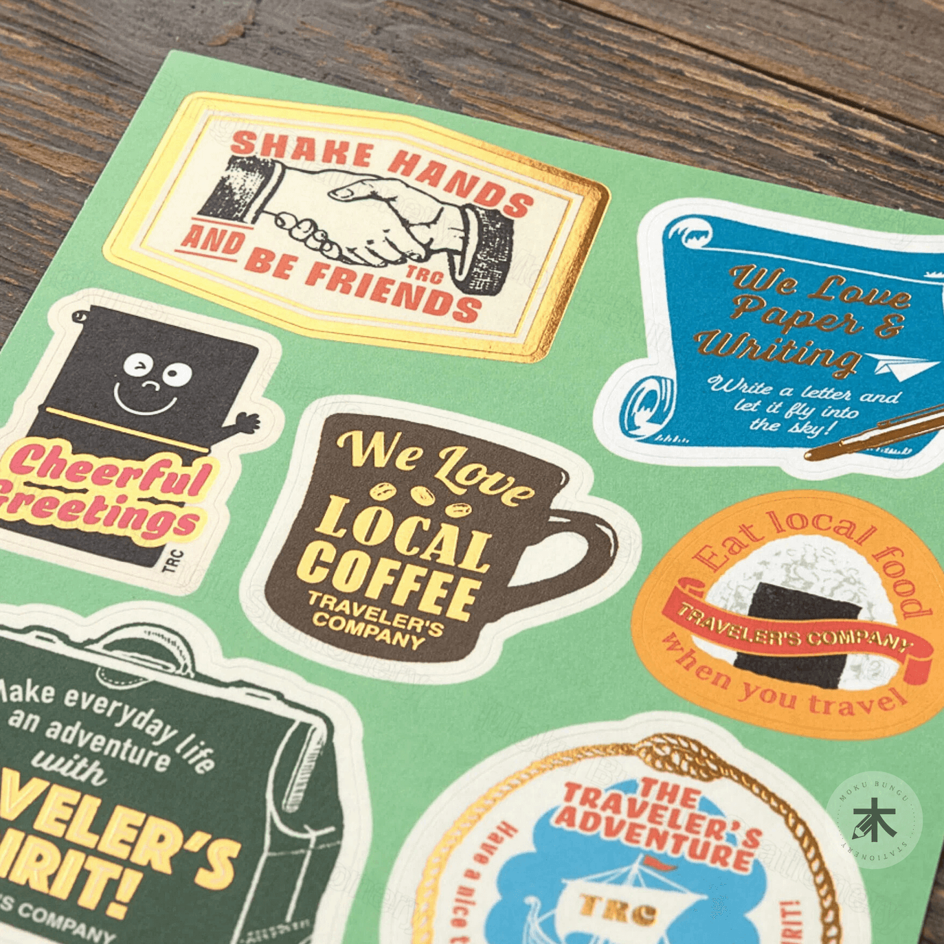 TRAVELER'S notebook Accessory - Regular & Passport Size - 2026 Diary - Sticker Set