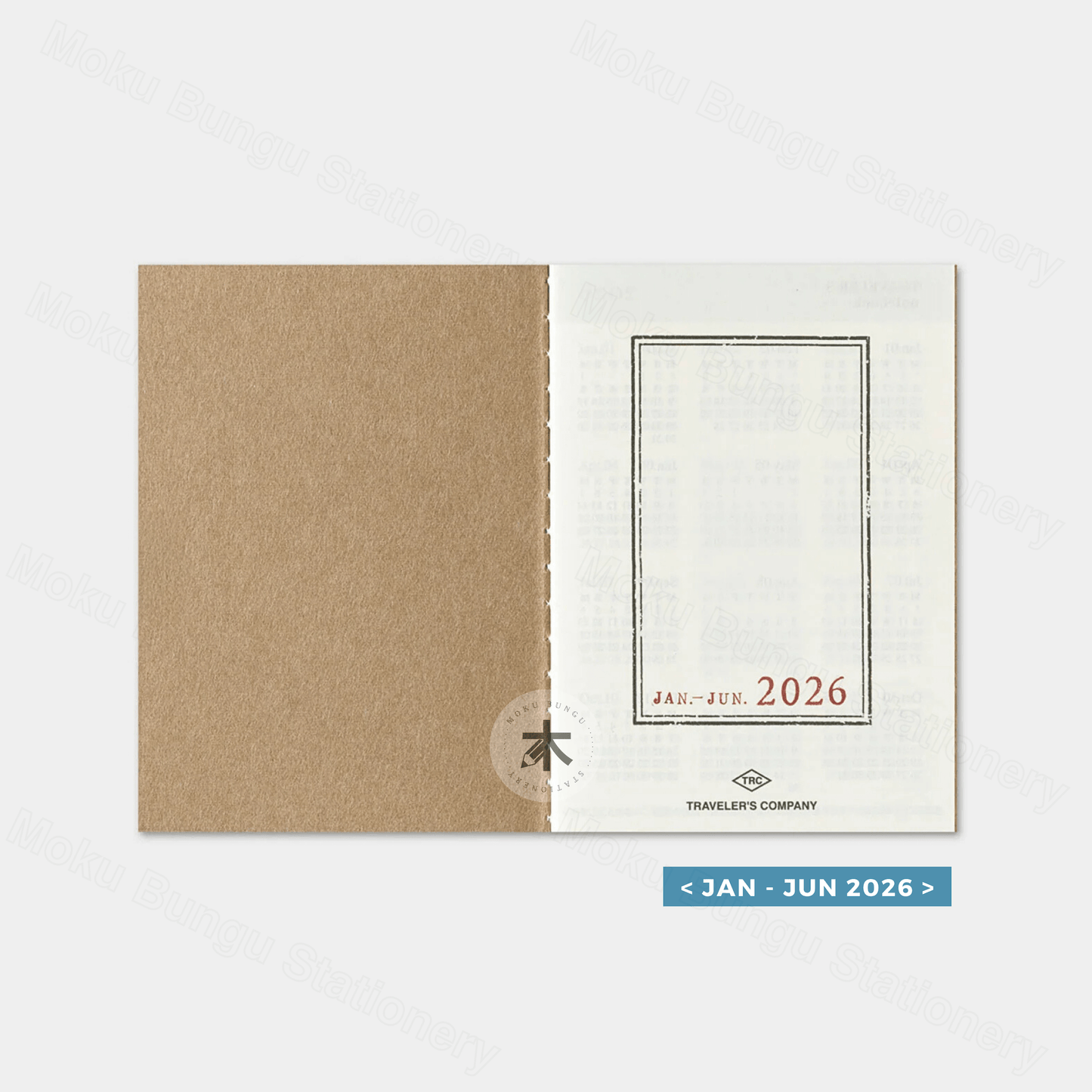 TRAVELER'S notebook Refill - Passport Size - 2026 Diary - Weekly Planner