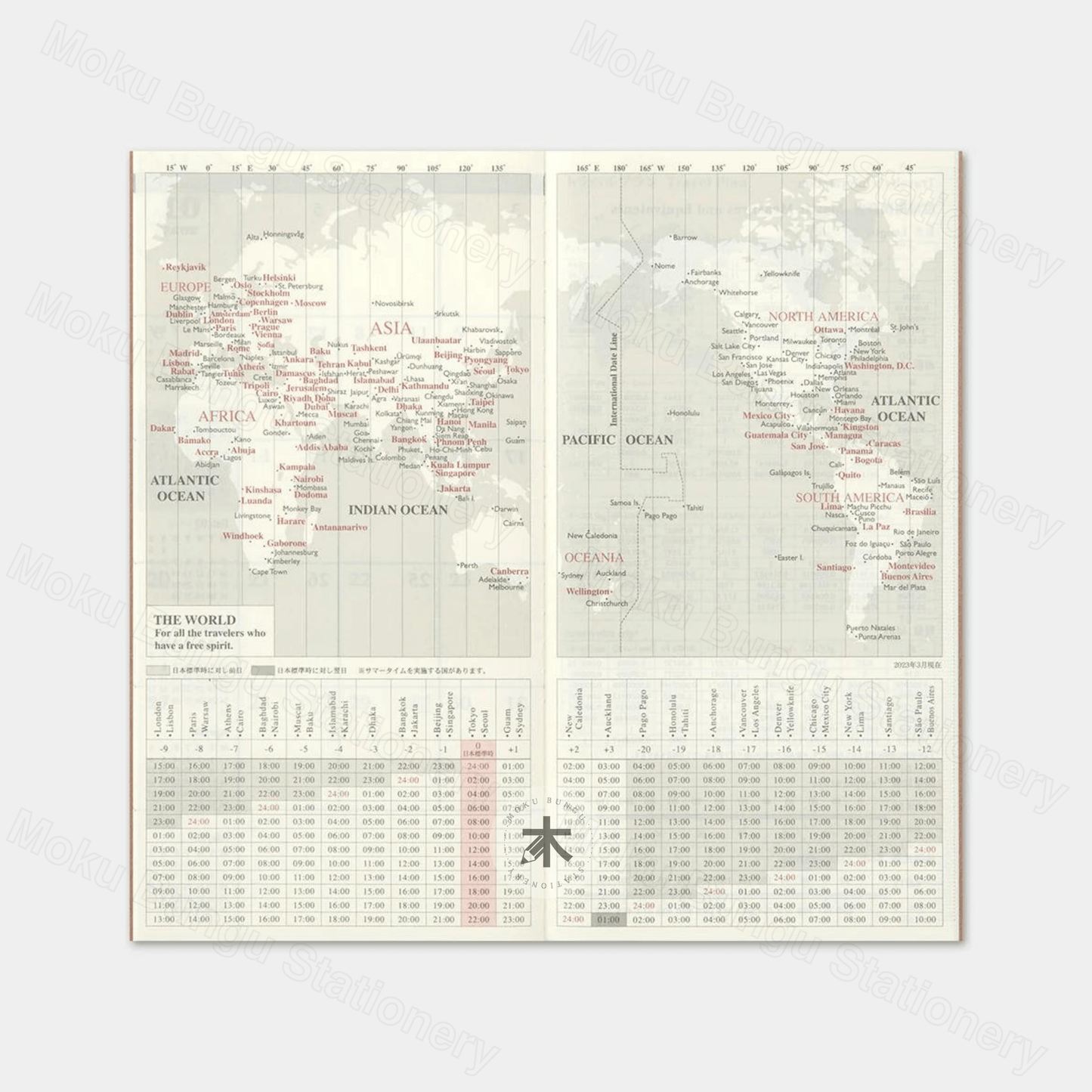 TRAVELER'S notebook Refill - Regular Size - 2024 Diary - Monthly Planner
