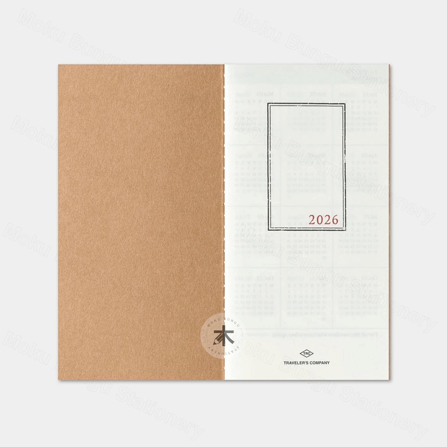 TRAVELER'S notebook Refill - Regular Size - 2026 Diary - Monthly Planner