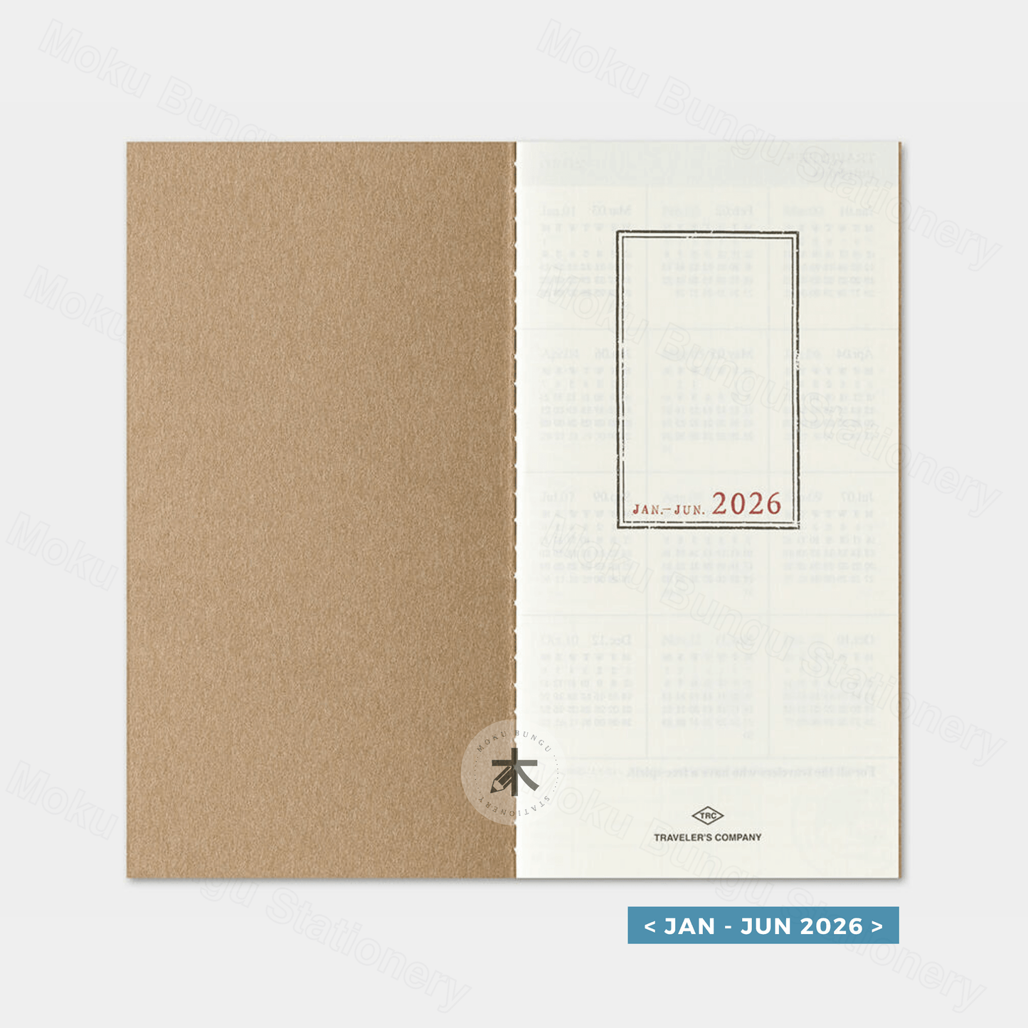 TRAVELER'S notebook Refill - Regular Size - 2026 Diary - Weekly + Memo Planner