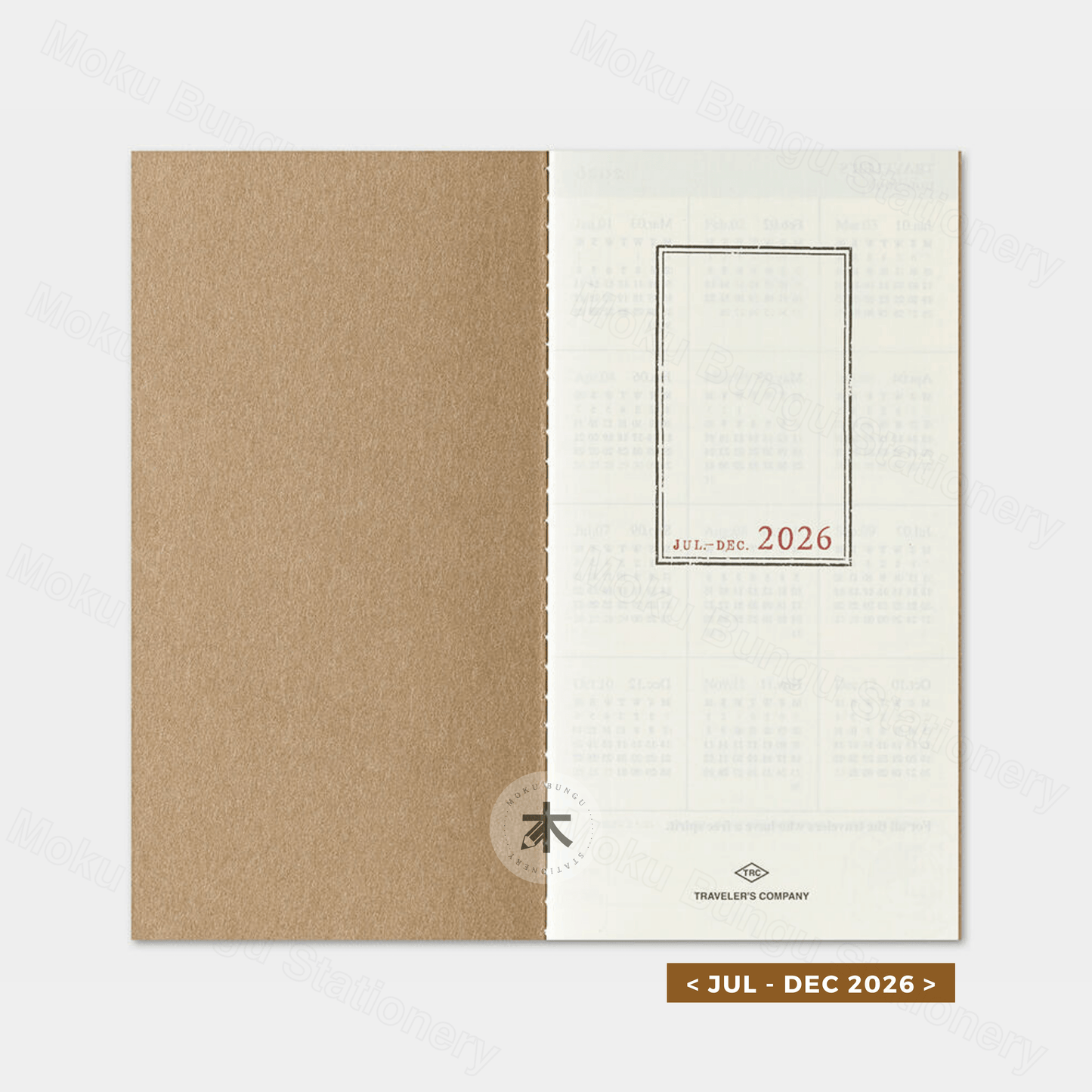 TRAVELER'S notebook Refill - Regular Size - 2026 Diary - Weekly Vertical Planner