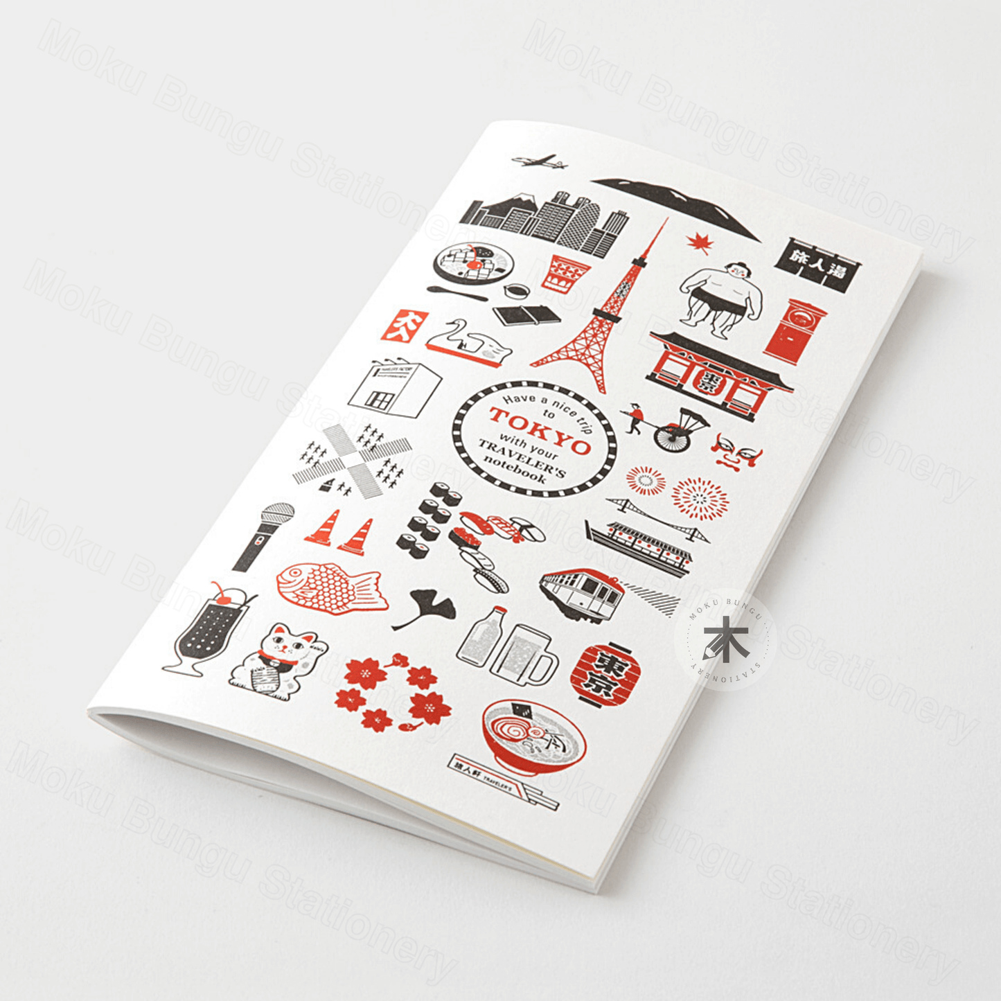 TRAVELER'S notebook Refill - Regular Size - Traveler's Town Limited - Tokyo - MD Paper - Blank
