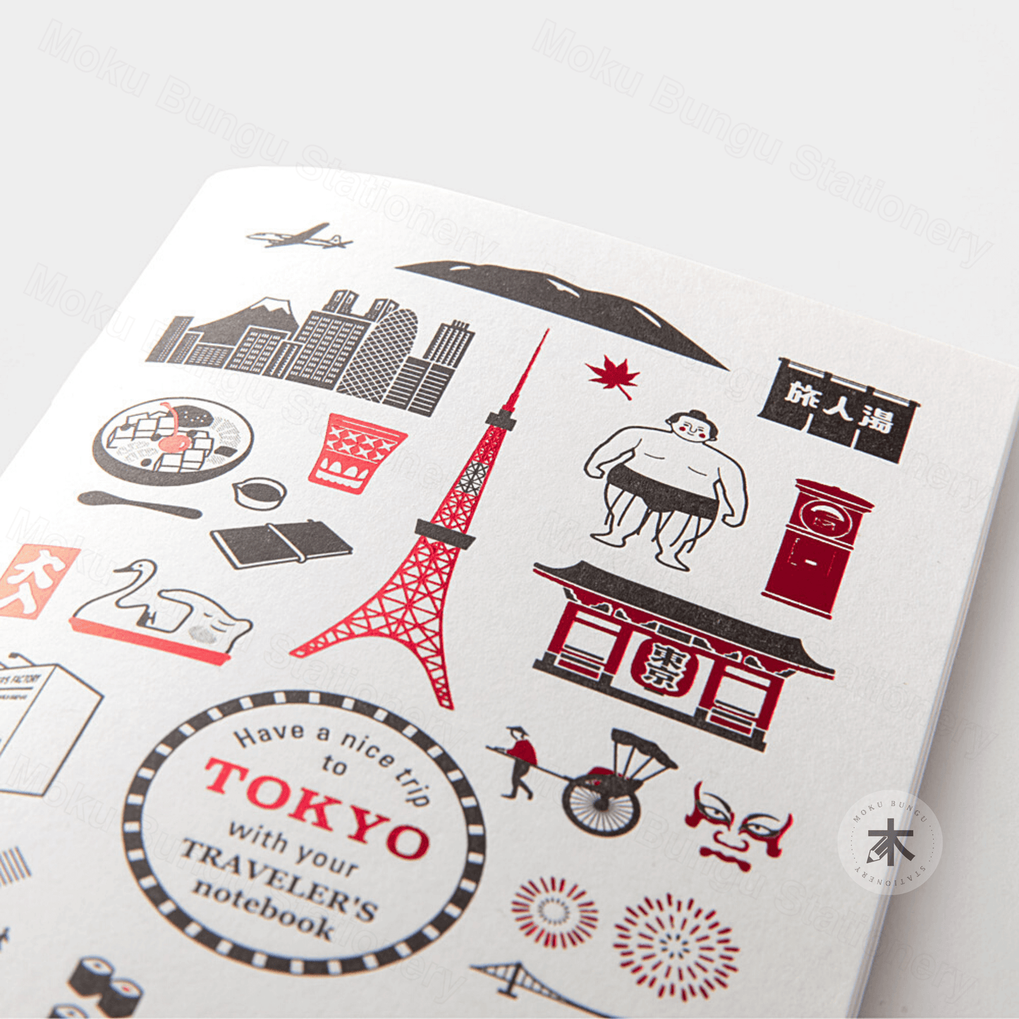 TRAVELER'S notebook Refill - Regular Size - Traveler's Town Limited - Tokyo - MD Paper - Blank