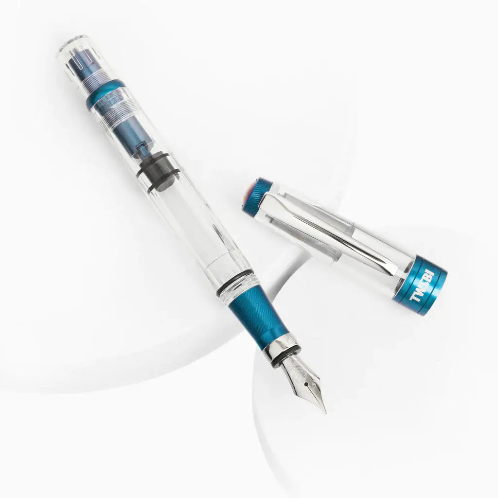 TWSBI Diamond 580ALR Fountain Pen - Prussian Blue - Fine Nib
