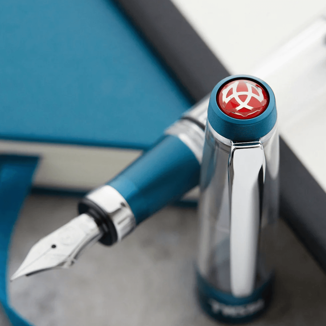 TWSBI Diamond 580ALR Fountain Pen - Prussian Blue - Fine Nib