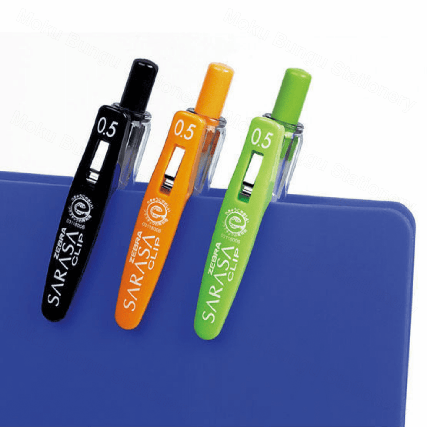 Zebra Sarasa Clip Gel Pen - 0.5mm - 10 Colour Set (New Package)
