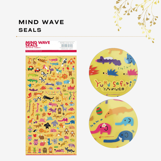 Mind Wave - Seals - Yuru Safari Animals Cute Playful Stickers