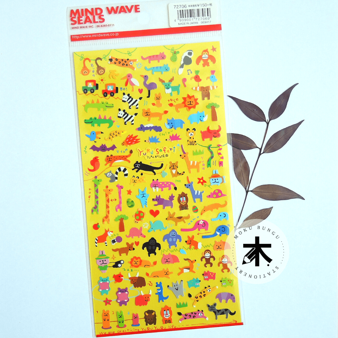 Mind Wave - Seals - Yuru Safari Animals Cute Playful Stickers