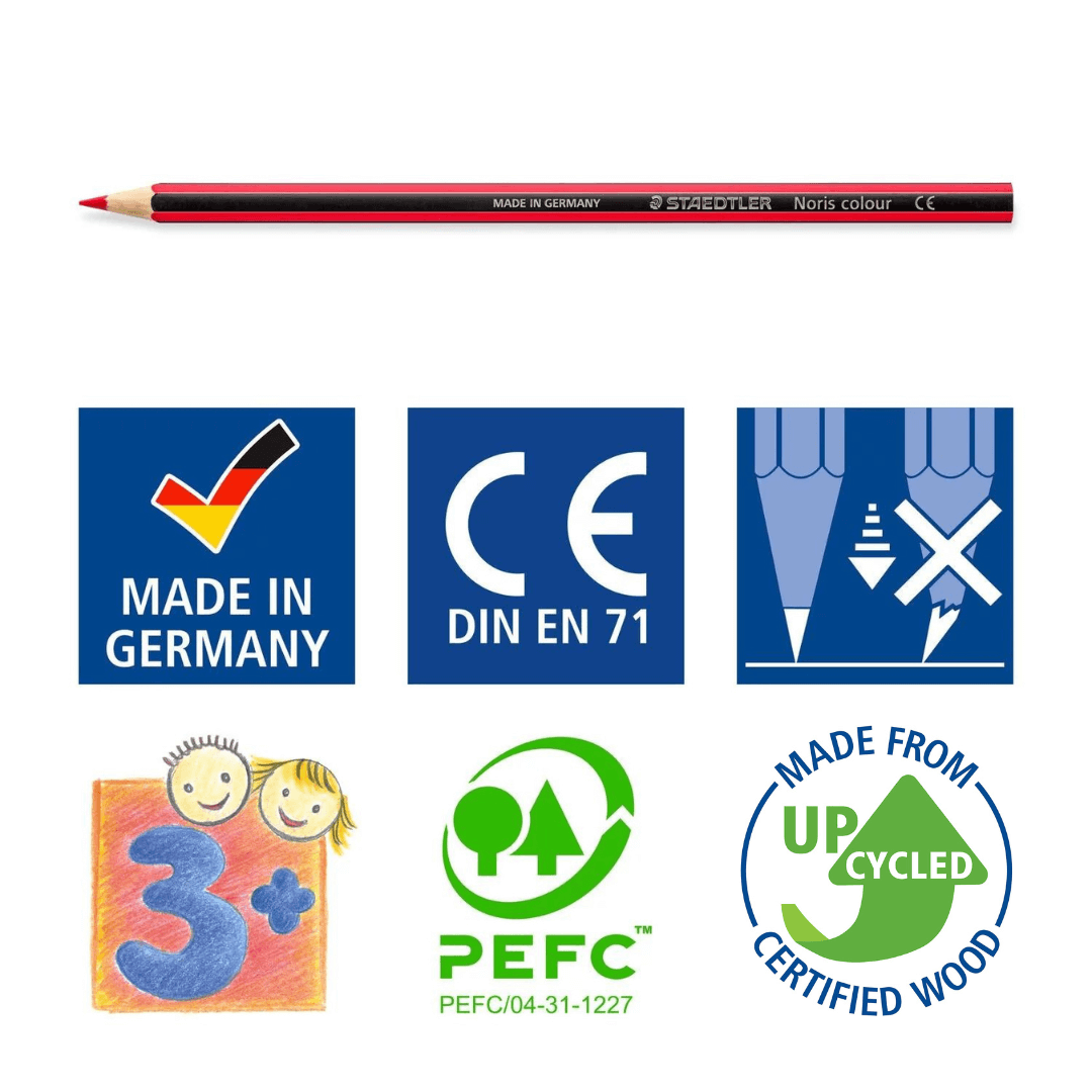 Staedtler - Noris Colour - Coloured Pencils - 12 Pack
