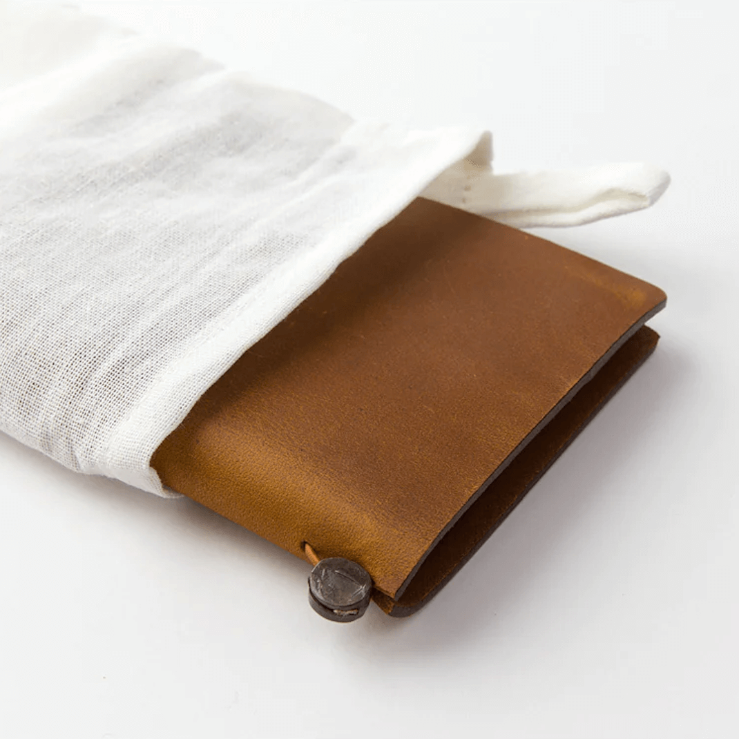 TRAVELER'S notebook Leather Cover Starter Kit - Passport Size - Camel