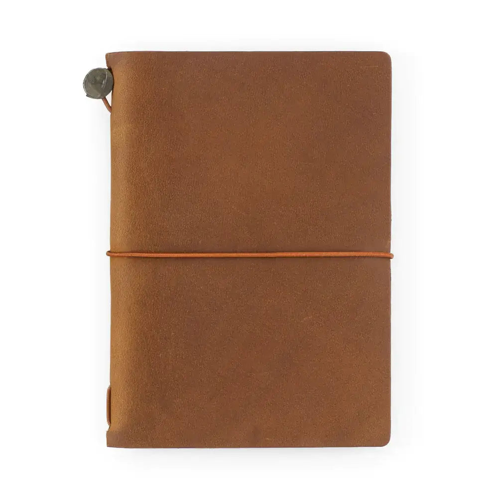 TRAVELER'S notebook Leather Cover Starter Kit - Passport Size - Camel