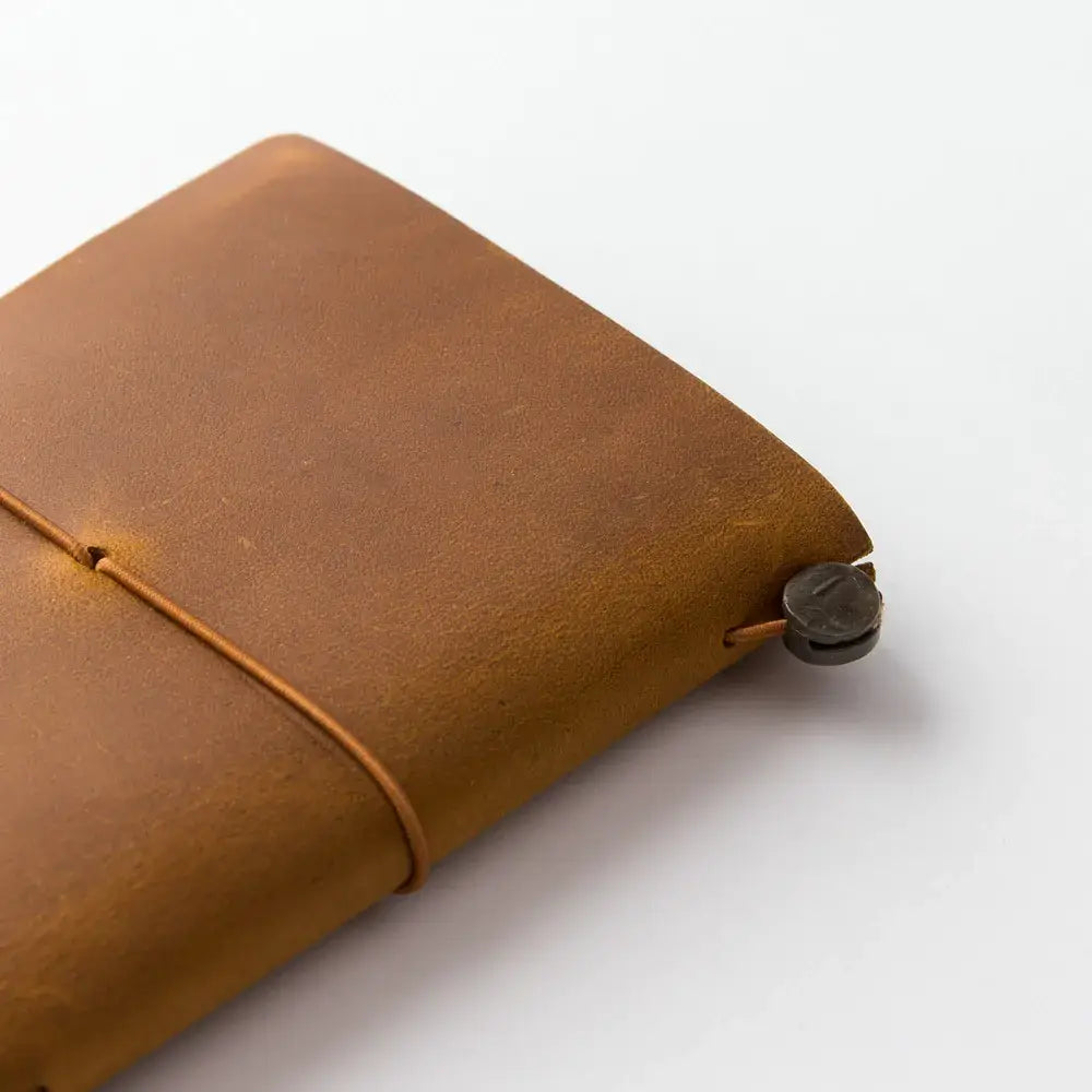 TRAVELER'S notebook Leather Cover Starter Kit - Passport Size - Camel