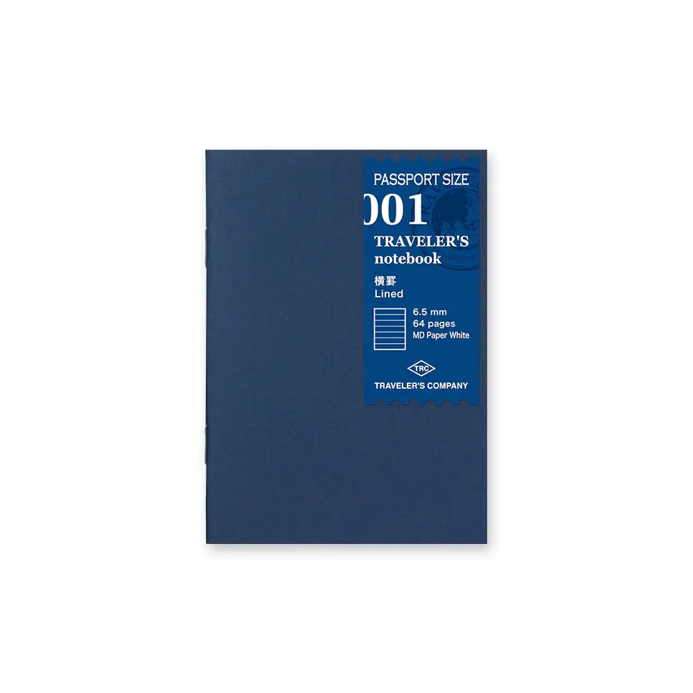 TRAVELER'S notebook Refill - Passport Size - 001 Lined